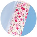 Gardinenset mit Stangendurchzug "Küche" 5 teilig - Bunt Blumen