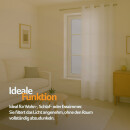 Gardinenschal Ellen blickdicht mit Ösen Weiß 140x145 cm