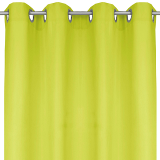 Dekoschal Ellen Ösen ca. 140x145 cm grün - apfelgrün
