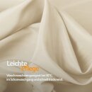 Gardinenschal Ellen blickdicht mit Ösen Beige 140x145 cm