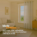 Gardinenschal Ellen blickdicht mit Ösen Hellgrau 140x145 cm