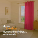 Gardinenschal Ellen blickdicht mit Ösen 140x145 cm Pink