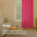 Gardinenschal Ellen blickdicht mit Ösen Pink 140x145 cm