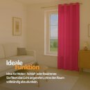 Gardinenschal Ellen blickdicht mit Ösen Pink 140x145 cm