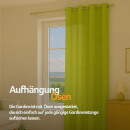 Gardinenschal Ellen blickdicht mit Ösen 140x175 cm Grün