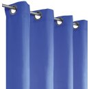 Dekoschal Ellen Ösen ca. 140x175cm blau - royalblau