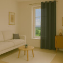 Gardinenschal Ellen blickdicht mit Ösen 140x175 cm Anthrazit