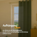 Gardinenschal Ellen blickdicht mit Ösen 140x175 cm Anthrazit