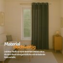 Gardinenschal Ellen blickdicht mit Ösen Anthrazit 140x175 cm