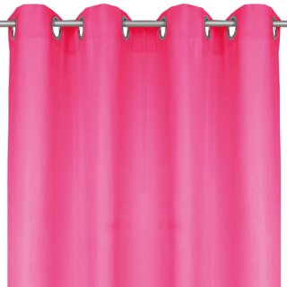 Dekoschal Ellen Ösen ca. 140x175cm pink - rosa