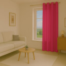 Gardinenschal Ellen blickdicht mit Ösen 140x175 cm Pink