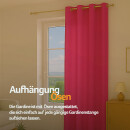 Gardinenschal Ellen blickdicht mit Ösen 140x175 cm Pink