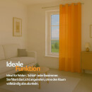 Gardinenschal Ellen blickdicht mit Ösen 140x175 cm Hellorange