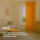 Gardinenschal Ellen blickdicht mit Ösen Hellorange 140x175 cm