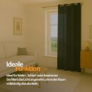 Gardinenschal Ellen blickdicht mit Ösen Schwarz 140x245 cm