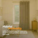 Gardinenschal Ellen blickdicht mit Ösen Sandgrau 140x245 cm