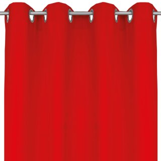 Dekoschal Ellen Ösen ca. 140x245cm rot - karminrot