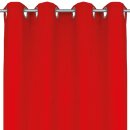 Dekoschal Ellen Ösen ca. 140x245cm rot - karminrot