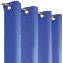 Dekoschal Ellen Ösen ca. 140x245cm blau - royalblau