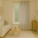 Gardinenschal Ellen blickdicht mit Ösen 140x245 cm Hellgrau