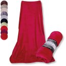 Kuscheldecke "Cashmere Touch" Wohndecke beere - himmbeere-130x170cm