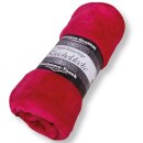 Kuscheldecke "Cashmere Touch" Wohndecke beere - himmbeere-130x170cm