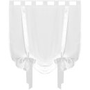 Raffgardine mit Schlaufen - 80x160cm - "Weiß"