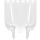 Raffgardine mit Schlaufen - 80x160 cm - "Weiß"