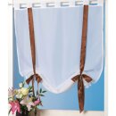 Raffgardine mit Schlaufen - 100x160cm - "Braun"