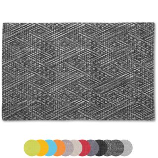 Tischset weboptik, geflochten, meliert