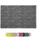 Tischset weboptik, geflochten, meliert