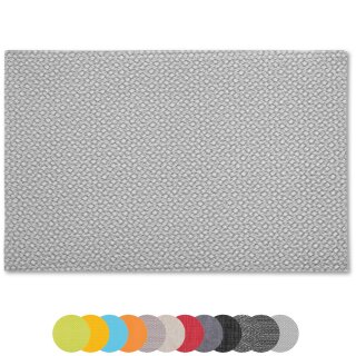 Tischset weboptik, geflochten, meliert