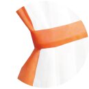 Gardinenset mit Schlaufen "Skyline" Landhausstil 140x120cm - Orange