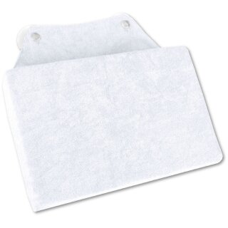 Badewannen Kissen mit Saugnäpfen 16 x 25 cm - Weiß