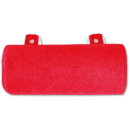 Badewannen Kissen (Rolle) mit Saugnäpfen 10 x 26 cm - Rot