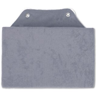 Badewannen Kissen mit Saugnäpfen 15 x 24cm - Grau