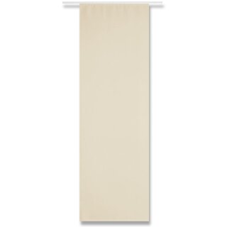 Flächenvorhang Alessia beige - sandbeige ohne Technik