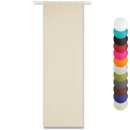 Flächenvorhang Alessia beige - sandbeige mit Technik