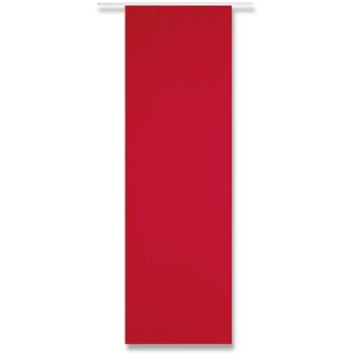 Flächenvorhang Alessia rot - salsa mit Technik