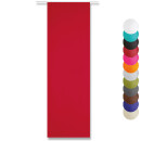 Flächenvorhang Alessia rot - salsa mit Technik