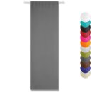 Flächenvorhang Alessia dunkelgrau - anthrazit ohne Technik