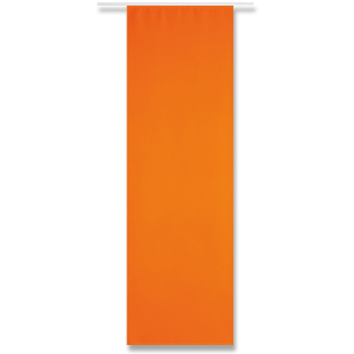 Flächenvorhang Alessia orange - möhre mit Technik