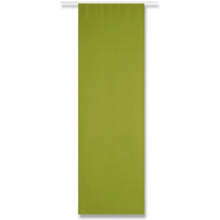 Flächenvorhang Alessia grün - olivgrün ohne Technik