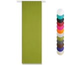 Flächenvorhang Alessia grün - olivgrün mit Technik