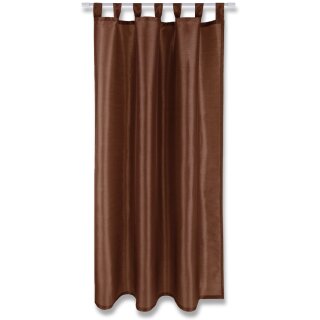 Dekoschal Alessia Schlaufenschal braun - schokobraun 140x245cm