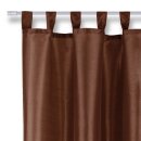 Dekoschal Alessia Schlaufenschal braun - schokobraun 140x245cm