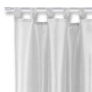 Dekoschal Alessia Schlaufenschal hellgrau - silber 140x245cm