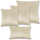 Kissenhülle Alessia beige - sandbeige 30x50cm ohne Füllung