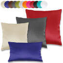 Kissenhülle Alessia rot - salsa 40x40cm mit Füllkissen