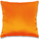 Kissenhülle Alessia orange - möhre 50x50cm mit Füllkissen